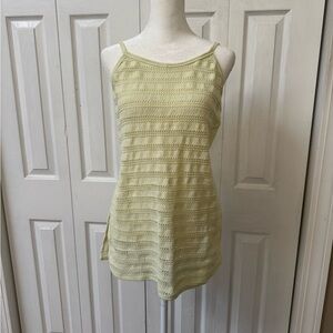 We The Free Light Yellow Knit Camisole Tank